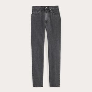 Everlane Women's Original Cheeky Straight Jeans in Washed Charcoal